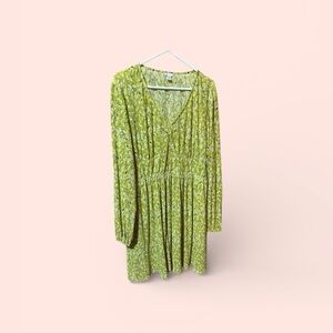 Cato Green Floral Blouse